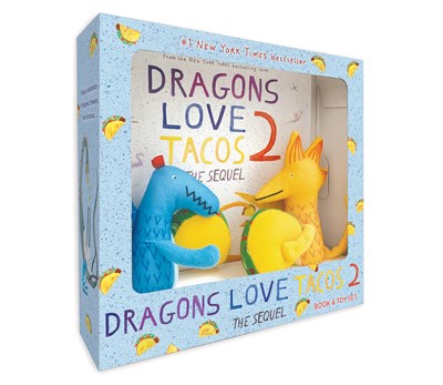 DRAGONS LOVE TACOS 2: THE SEQUEL BOOK & TOY SET W/ PLUSH - RUBIN. ADAM